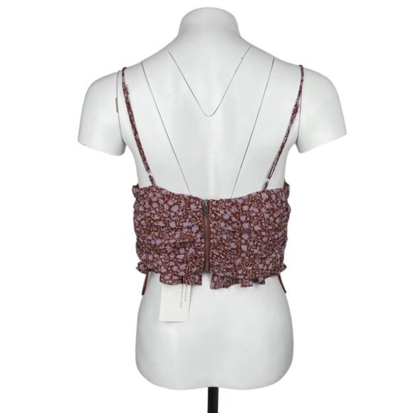 NWT COTTON CANDY LA Tie Front Cami Sz Large - Picture 4 of 6